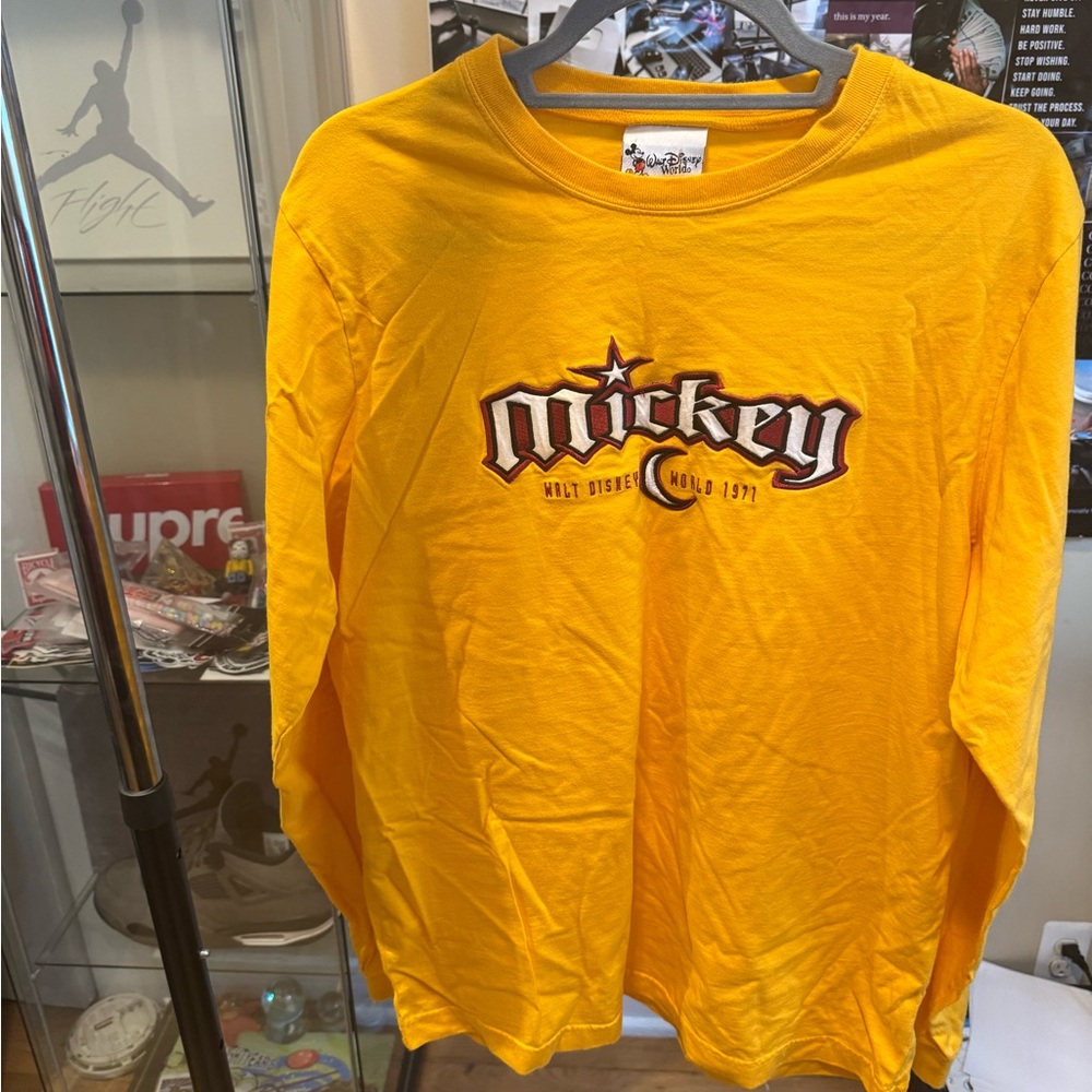 Disney Mickey Yellow Long Sleeve Tee